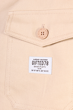 Рубашка GIFTED78 DENIM-BRO/317 бежевый