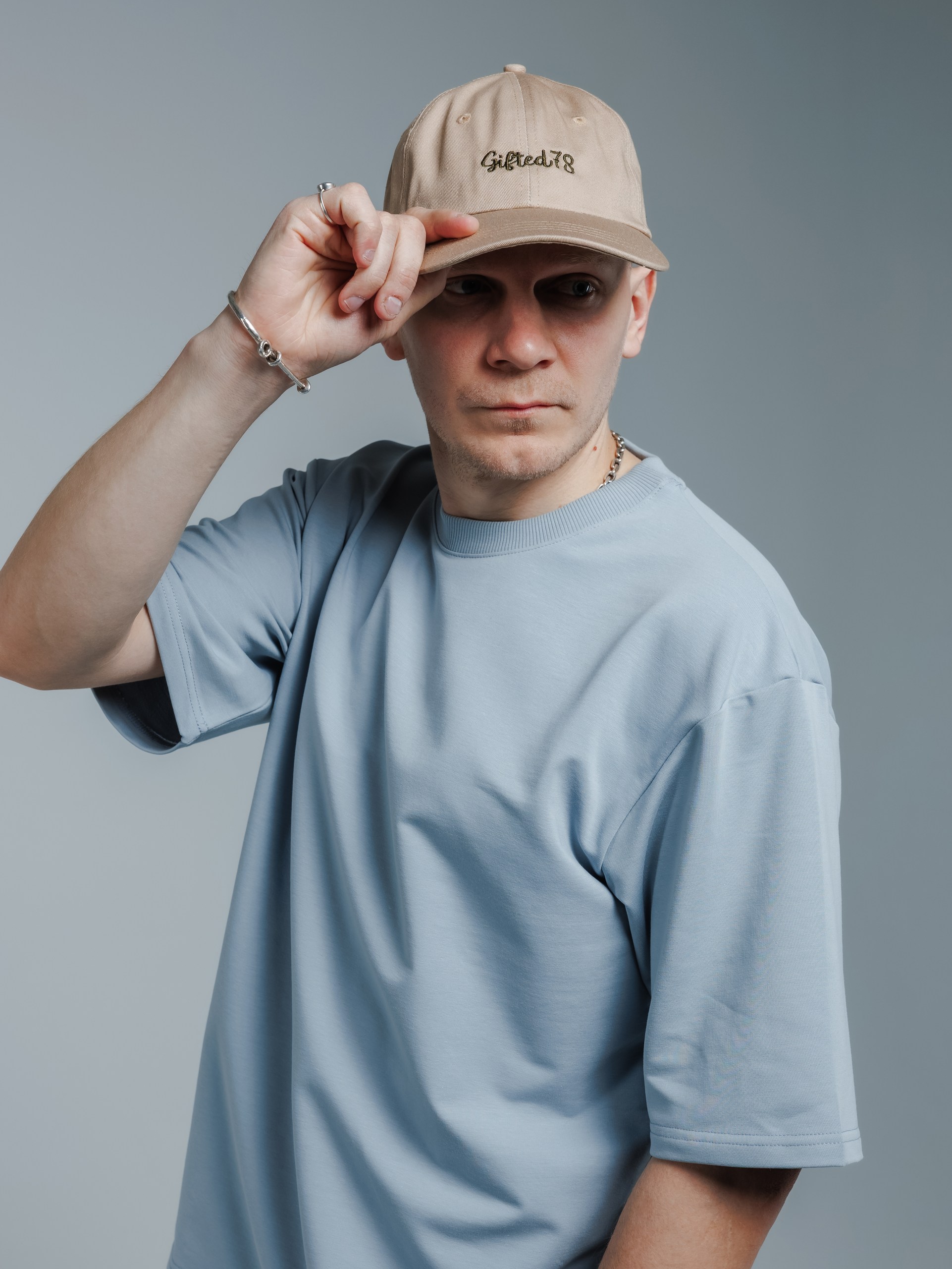 Футболка GIFTED78 Heavy/743 серо-голубой Футболка GIFTED78 Heavy/743 серо-голубой