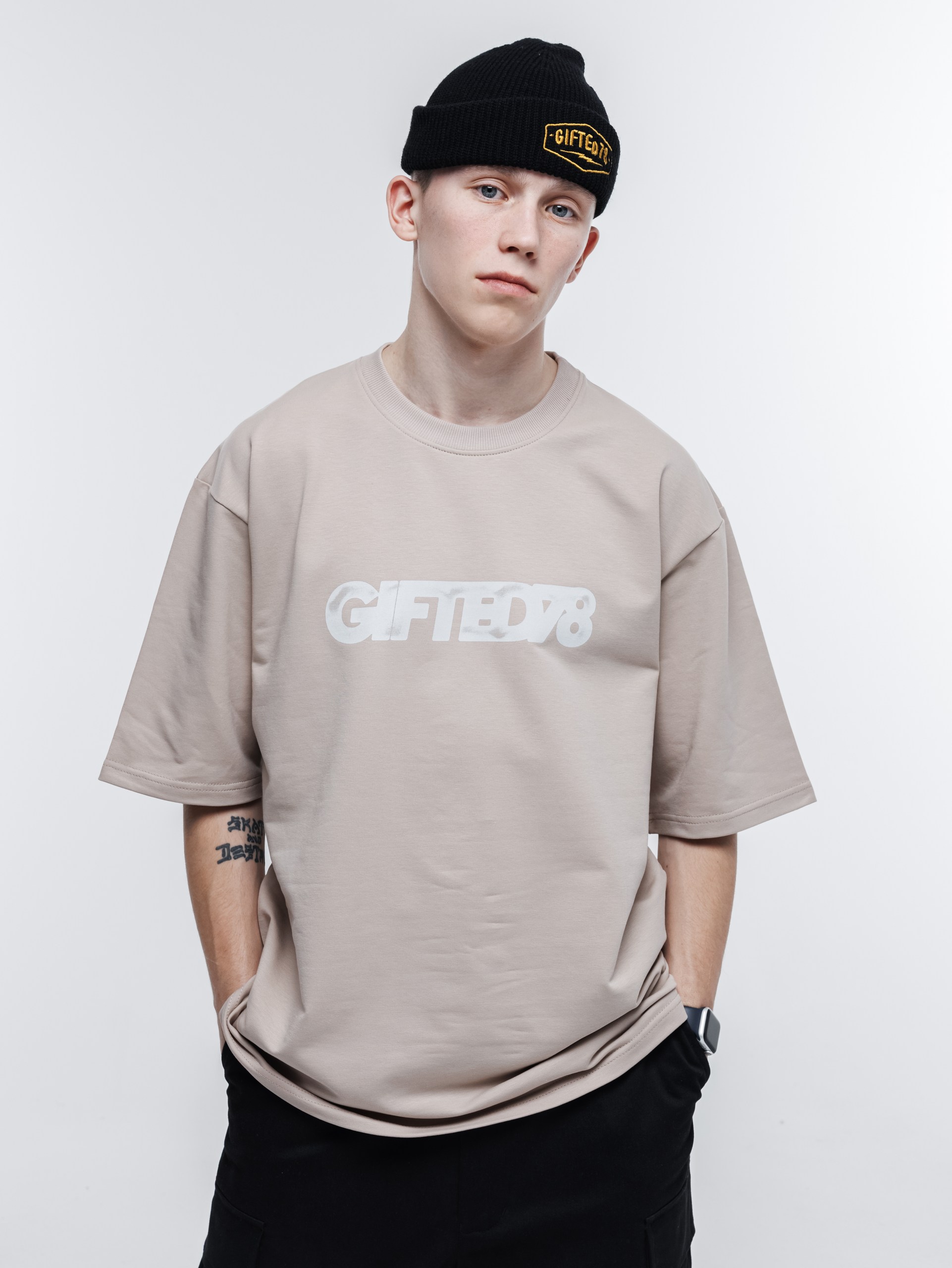 Футболка GIFTED78 25 LOGO 754 nude Футболка GIFTED78 25 LOGO 754 nude