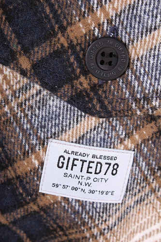 Рубашка GIFTED78 26 BRO/743 синий Рубашка GIFTED78 26 BRO/743 синий
