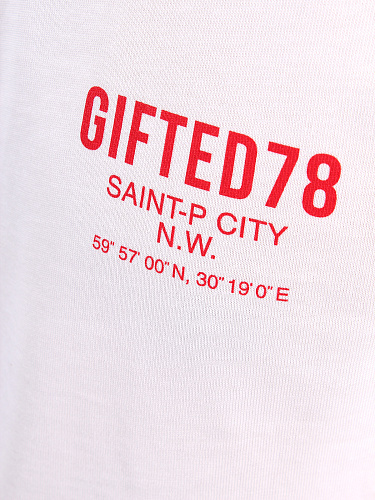 Футболка GIFTED78 STD/804 POINT белый Футболка GIFTED78 STD/804 POINT белый