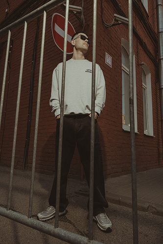Свитшот "GIFTED78" 25/Originals/748 светло-серый Свитшот "GIFTED78" 25/Originals/748 светло-серый