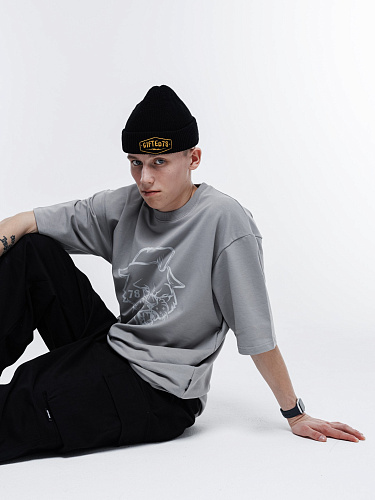 Футболка GIFTED78 25 CAT 756 серый Футболка GIFTED78 25 CAT 756 серый