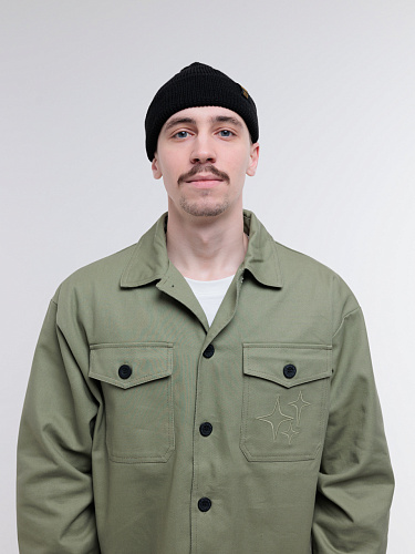 Рубашка GIFTED78 24/656 DENIM-BRO оливковый Рубашка GIFTED78 24/656 DENIM-BRO оливковый