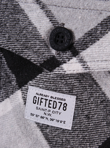 Рубашка GIFTED78 BRO/740 черно-белый Рубашка GIFTED78 BRO/740 черно-белый