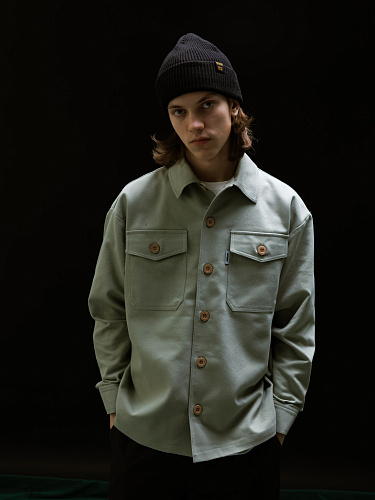 Рубашка GIFTED78 25/718 BROdenim оливковый Рубашка GIFTED78 25/718 BROdenim оливковый