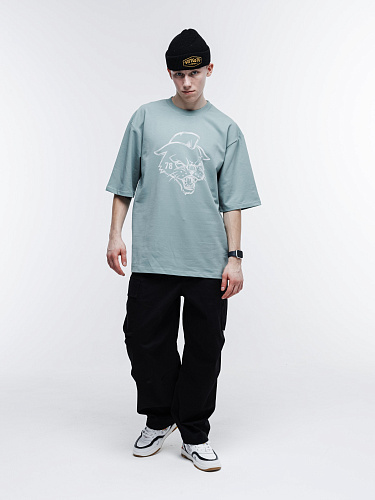 Футболка GIFTED78 25 CAT 757 зеленый Футболка GIFTED78 25 CAT 757 зеленый