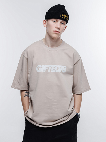 Футболка GIFTED78 25 LOGO 754 nude Футболка GIFTED78 25 LOGO 754 nude
